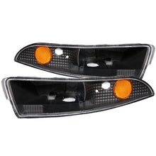 Cargar imagen en el visor de la galería, ANZO 1993-2002 Chevrolet Camaro Euro Parking Lights Black w/ Amber Reflector