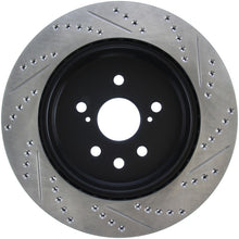 Cargar imagen en el visor de la galería, Rotor de freno deportivo ranurado y perforado StopTech trasero derecho 13-14 Lexus GS300/350/400/430