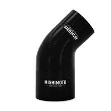 Cargar imagen en el visor de la galería, Mishimoto Silicone Reducer Coupler 45 Degree 2.25in to 3in - Black