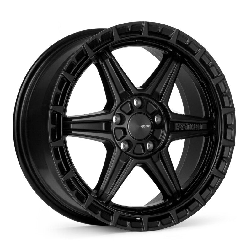 Enkei Trail-Finder OVL 17x7.5 / 5x108 BP / ET35 / 63.4mm Bore - Matte Black Wheel