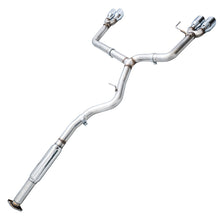 Cargar imagen en el visor de la galería, AWE Tuning Subaru WRX/STI VA/GV Sedan Track Edition Exhaust - Chrome Silver Tips (102mm)