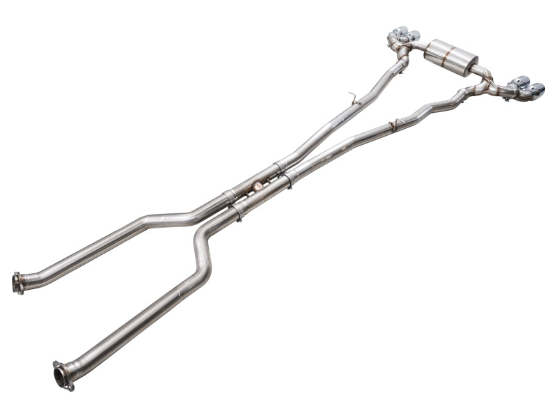 AWE BMW G90/G99 M5 Touring Edition Catback Exhaust - Chrome Silver Tips