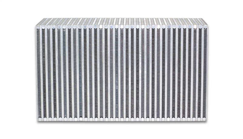 Núcleo de intercooler de flujo vertical vibrante de 18 pulgadas de ancho x 12 pulgadas de alto x 6 pulgadas de espesor