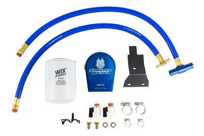 Sinister Diesel Coolant Filtration System w/ Wix Filter — Fits 2003-2007 Ford 6.0L Powerstroke