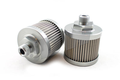 DeatschWerks 6AN 100 Micron Stainless Steel Universal Fuel Pump Pre-Filter