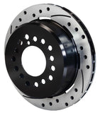 Wilwood Rotor-2.32in Offset-SRP-BLK-Drill-RH 11.00 x .810 - 5 Lug