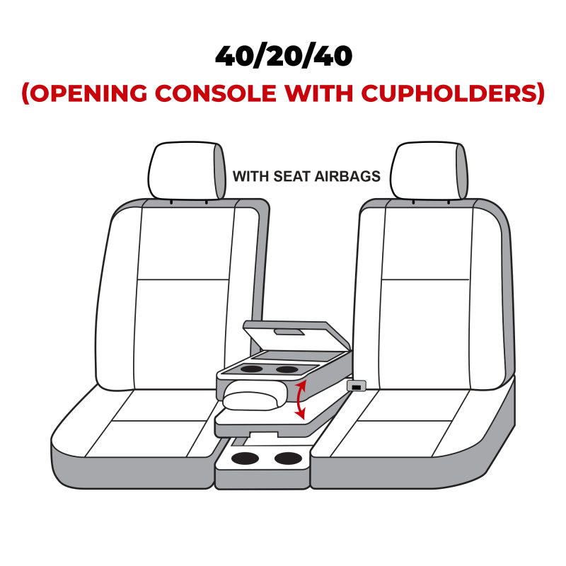 Covercraft Endura Waterproof Polyester SeatSaver Custom Front Seat Covers - Black