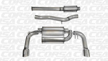 Cargar imagen en el visor de la galería, Corsa 2008-2015 Mitsubishi Lancer Evolution X Sedan 2.0L Polished Sport Dual Rear Cat-Back Exhaust