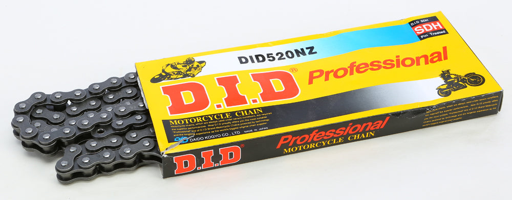 D.I.D Super 520NZ-120 NON O-Ring Chain (520NZX120FB)