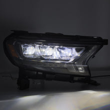 Cargar imagen en el visor de la galería, AlphaRex 19-21 Ford Ranger NOVA LED Proj Headlight Plnk Style Alpha Blk w/Activ Light/Seq Signal/DRL