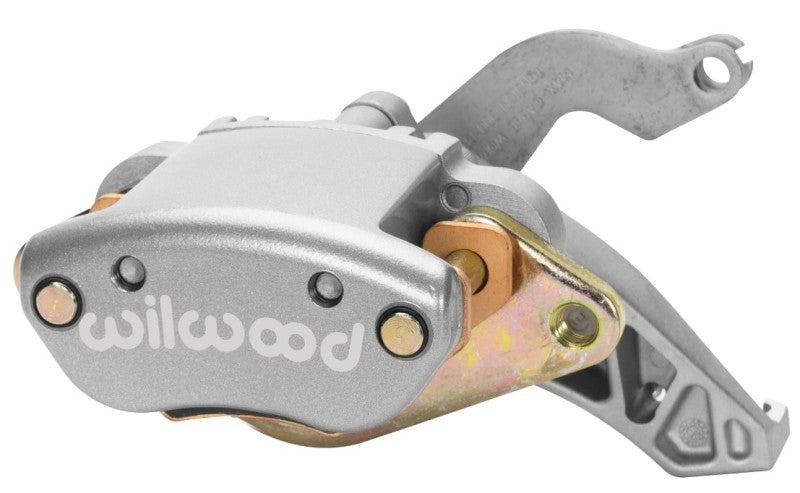 Wilwood MC4 Mechanical Parking Brake Caliper - Silver No Logo 1.19in Piston .81in Disc