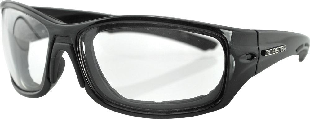 Bobster Rukus Sunglasses Black Anti-FOG w/Photochromatic Lens (ERUK001)