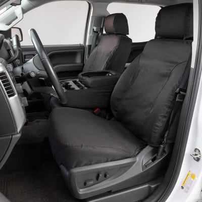 Covercraft Polycotton SeatSaver Custom Front Seat Covers - Charcoal — Fits 2022-2024 Ford Maverick