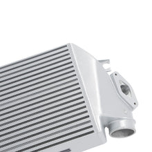 Cargar imagen en el visor de la galería, Kit de intercooler de montaje superior Mishimoto 08-14 Subaru WRX: mangueras plateadas y negras con revestimiento en polvo