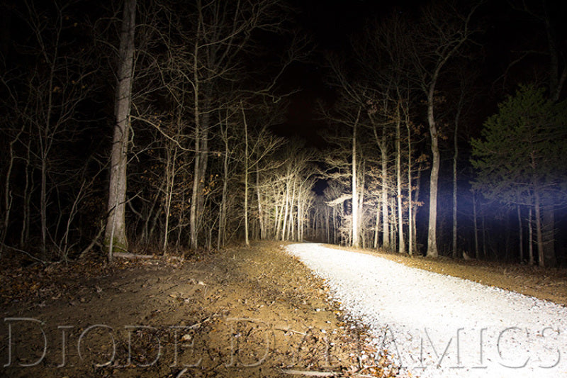 Barra de luz LED de 18 pulgadas de Diode Dynamics, fila única, recta, transparente, conducción en cada etapa, serie