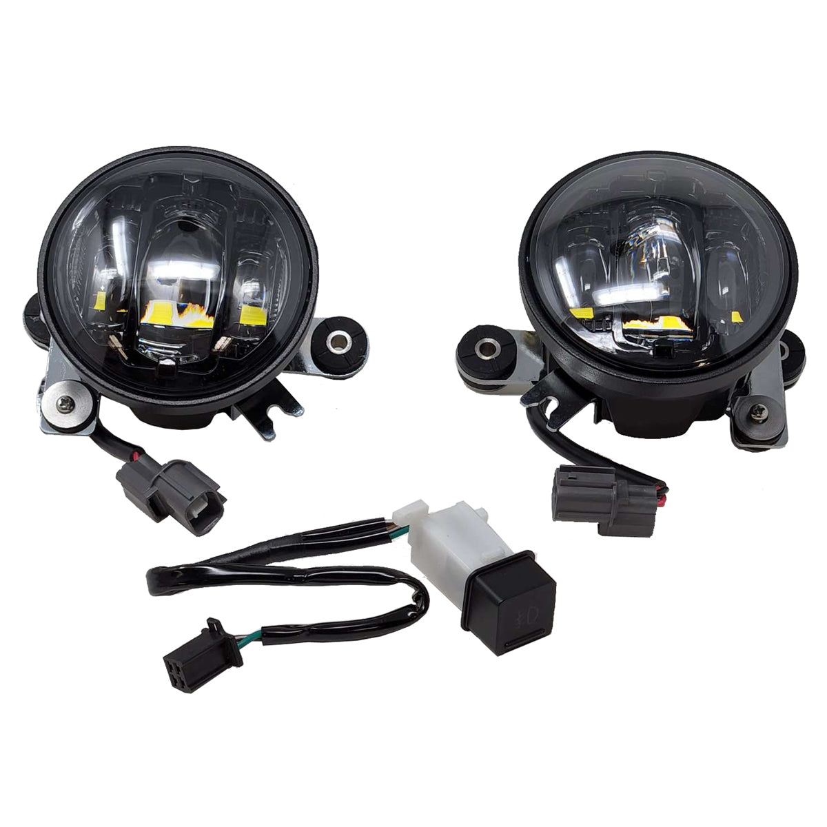 Pathfinder LED FOG Light KIT Black Smoke Lens HON (FG105B)