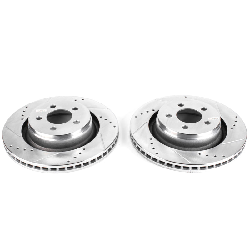 Power Stop 09-11 Dodge Nitro Front Evolution Drilled & Slotted Rotors - Pair