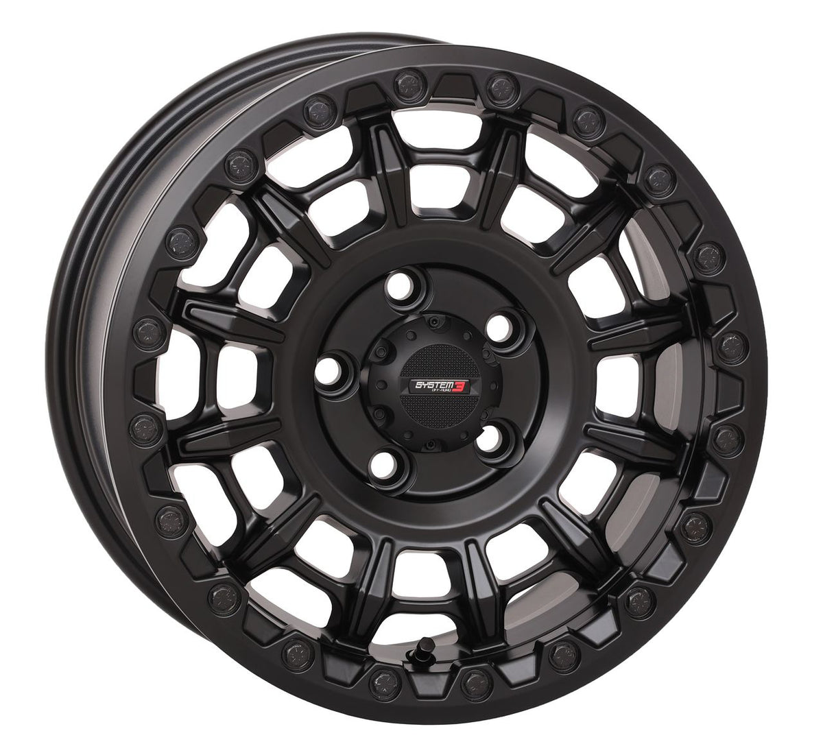 System 3 SB10 Wheel 15X9 5+4 (+10MM) 5/4.5 Matte Black (15S3-10559)