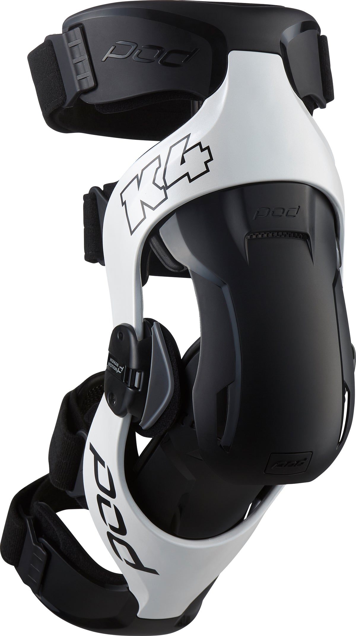 POD K4 V2.0 Knee Brace (RT) White/Black XL/2X (K4023-058-XL/2X)