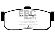 Cargar imagen en el visor de la galería, EBC 91-97 Infiniti G20 2.0 Greenstuff Rear Brake Pads