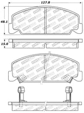 Cargar imagen en el visor de la galería, StopTech Performance 93-00 Honda Civic DX w/ Rr Drum Brakes Front Brake Pads