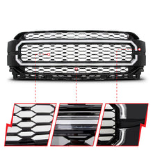 Cargar imagen en el visor de la galería, Anzo 21-23 Ford F150 Black Housing Full LED Light Tube Front Grille