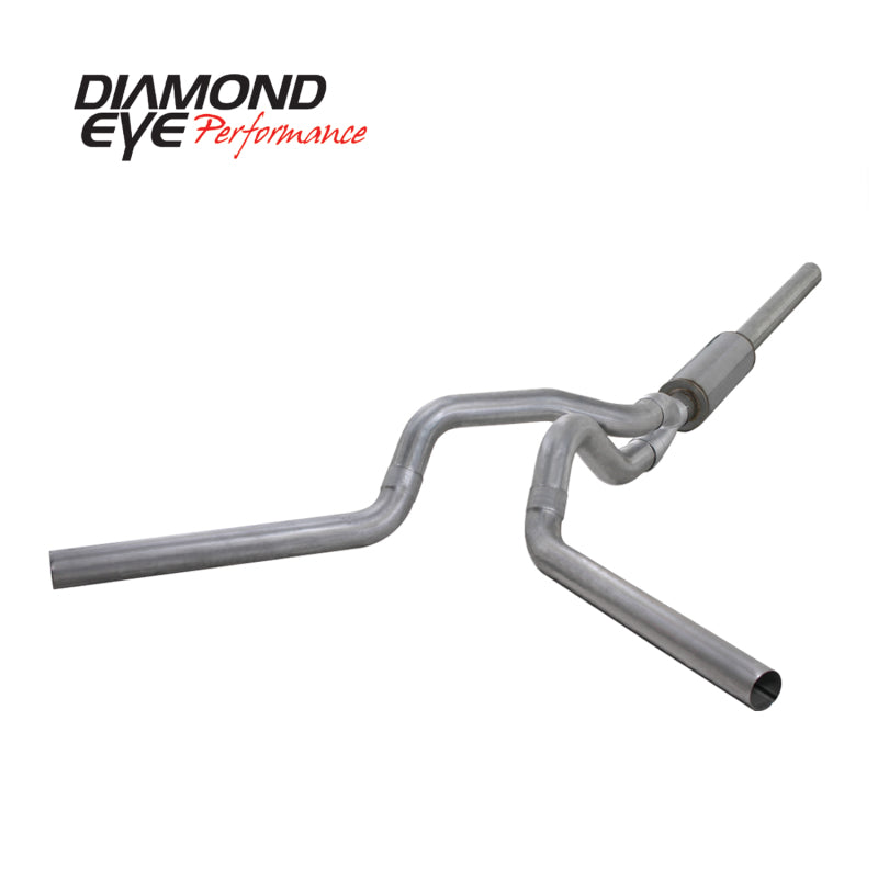 KIT Diamond Eye 4in CB MFLR TUBO DE REEMPLAZO DOBLE AL: 2004.5-2007.5 DODGE CUMMINS 600