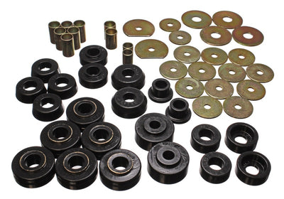Energy Suspension Hyper-Flex Polyurethane Body Mount Kit — Fits 1965-1970 Chevrolet Impala & Caprice