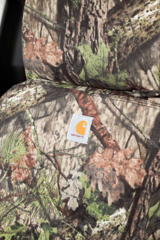 Covercraft 16-23 Toyota Tacoma Carhartt Camo SeatSaver Custom Second Row Seat Covers - Mossy Oak