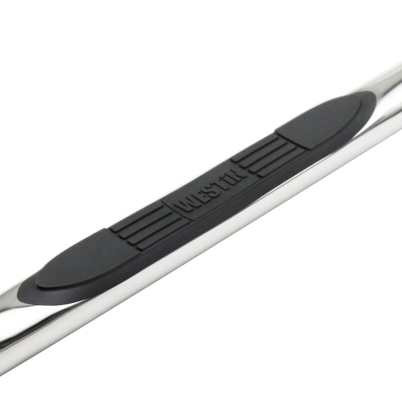 Westin E-Series 3" Nerf Step Bars — SS — Fits 2002-2008 Dodge Ram 1500 Reg Cab
