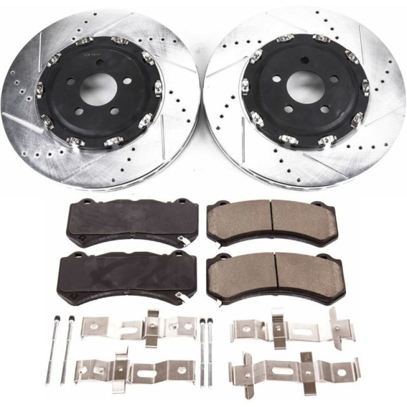 Power Stop Z23 Evolution Front Brake Kit — Fits 2015-2020 Dodge Charger & Challenger