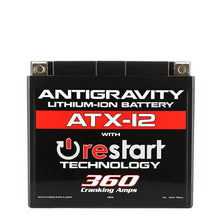 Load image into Gallery viewer, Antigravity YTX12 Lithium Battery w/Re-Start