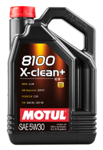 Cargar imagen en el visor de la galería, Motul 5L Synthetic Engine Oil 8100 5W30 X-CLEAN Plus