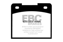 Cargar imagen en el visor de la galería, EBC 66-68 Volvo 140 1.8 Greenstuff Rear Brake Pads