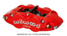 Cargar imagen en el visor de la galería, Wilwood Caliper-Narrow Superlite 6R-LH - Red 1.62/1.12/1.12in Pistons 1.25in Disc