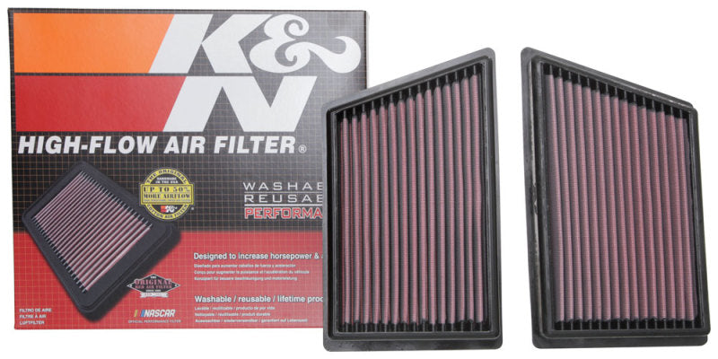 K&N 33-3153 Drop-In Air Filter — Fits 2019-2024 Porsche 911