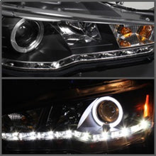 Cargar imagen en el visor de la galería, Spyder Mitsubishi Lancer/EVO-10 08-14 Proyector Xenón/HID- LED Halo DRL Negro PRO-YD-ML08-HID-DRL-BK