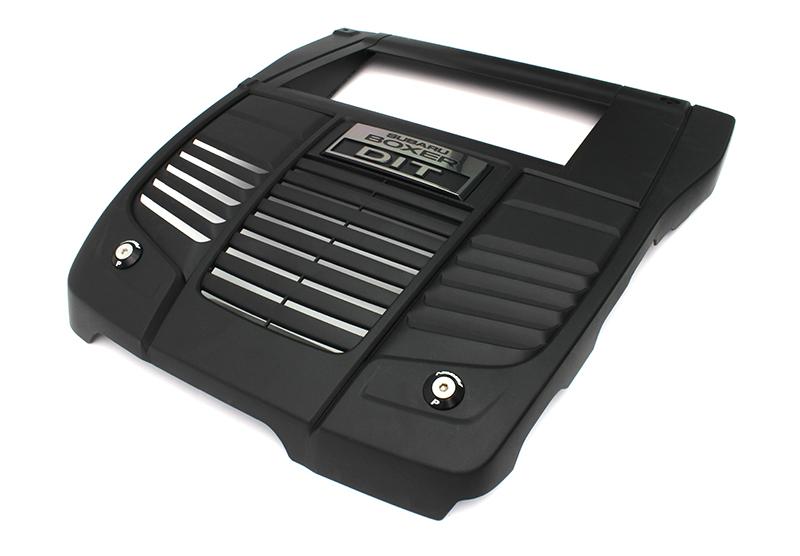 Perrin 15-16 Subaru WRX Engine Cover Lock Down - Black Washers