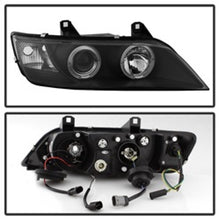 Cargar imagen en el visor de la galería, Faros delanteros Spyder BMW Z3 96-02 LED Halo negro High H1 Low H1 PRO-YD-BMWZ396-HL-BK