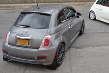 Load image into Gallery viewer, Rally Armor 12-18 Fiat 500 (Pop/Sport/Lounge/Abarth) Black UR Mud Flap w/ Red Logo