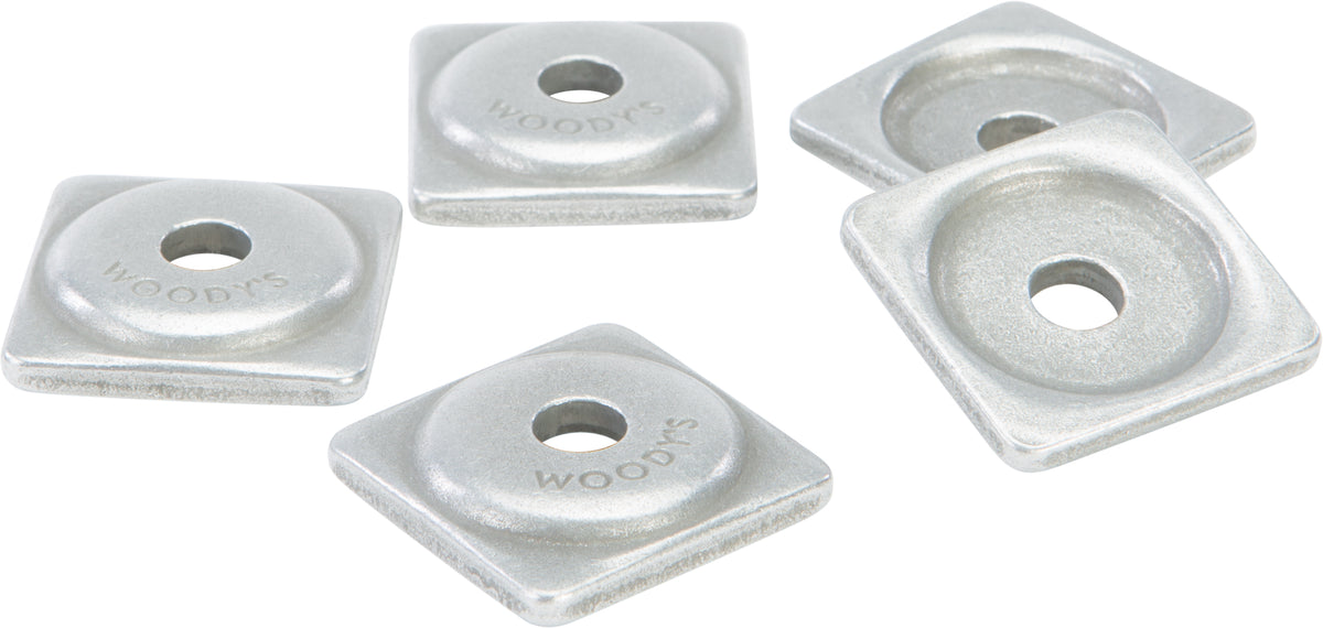 Woodys Digger Support Plates Square ALUM. 5/16" 1000/PK (ASW2-3775-M)