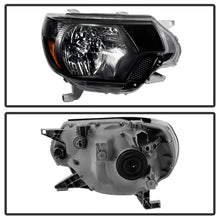 Cargar imagen en el visor de la galería, Xtune Toyota Tacoma 2012-2015 OEM Style Headlights Black HD-JH-TTA12-AM-BK