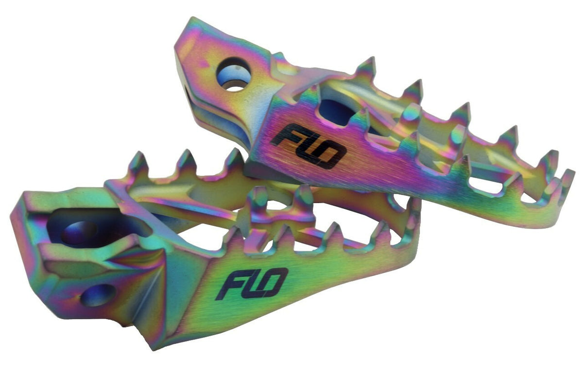 FLO Motorsports Titanium Foot Pegs JET Fuel YAM (TI-793JET)