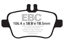 Cargar imagen en el visor de la galería, EBC 13+ Mercedes-Benz CLA250 2.0 Turbo Greenstuff Rear Brake Pads