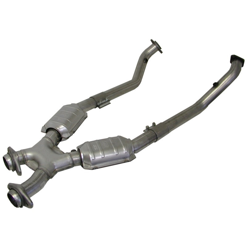 BBK Mustang 4.6 GT/Cobra High-Flow Catted X-Pipe 2.5-inch — Fits 1999-2004 Ford Mustang