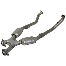 Cargar imagen en el visor de la galería, BBK 99-04 Mustang 4.6 GT / Cobra High Flow X Pipe With Catalytic Converters - 2-1/2