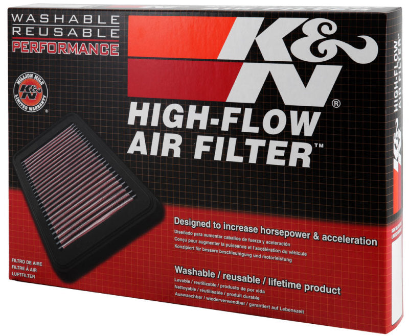 K&N Custom Oval Air Filter E-3515 — 7.75in OW x 14.625in OL x 2in H