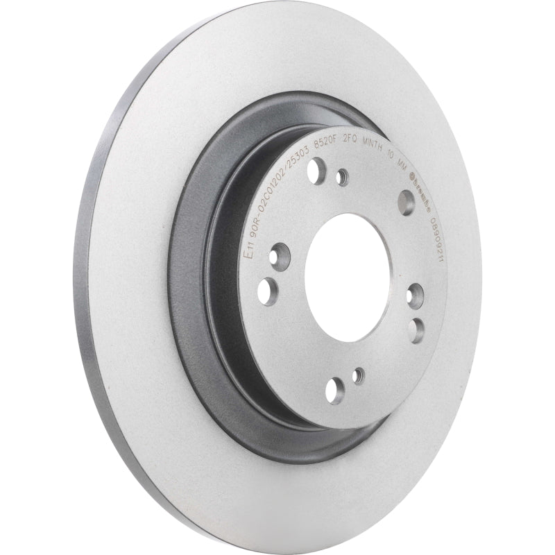 Brembo OE Front Grooved Rotor — Fits 15-18 Porsche Macan