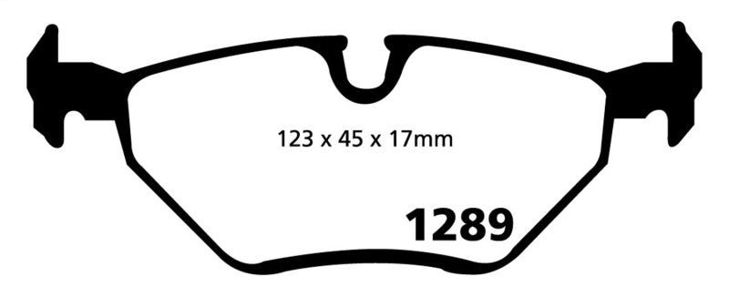 EBC 99-02 BMW Z3 2.5 Yellowstuff Rear Brake Pads