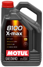 Cargar imagen en el visor de la galería, Motul 5L Synthetic Engine Oil 8100 0W40 X-MAX - Porsche A40